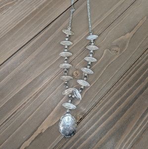 Vanessa Mooney Silver Conch Necklace